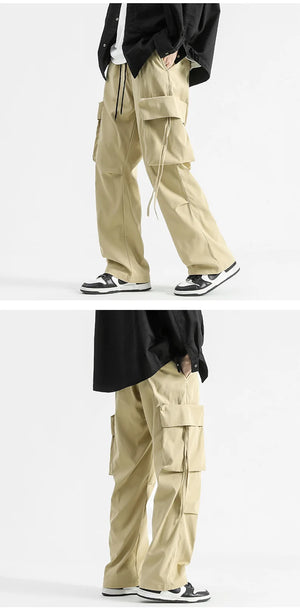 Y2K Streetwear Harem Straight Leg Pants ,  - Streetwear Pants - Slick Street