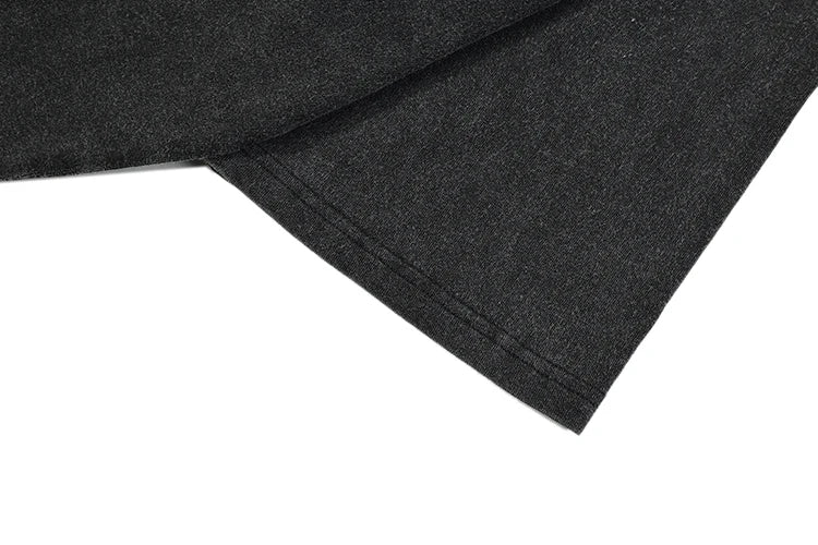 Dark Sable Fuzzy Letters Graphic T-Shirt ,  - Streetwear T-Shirt - Slick Street