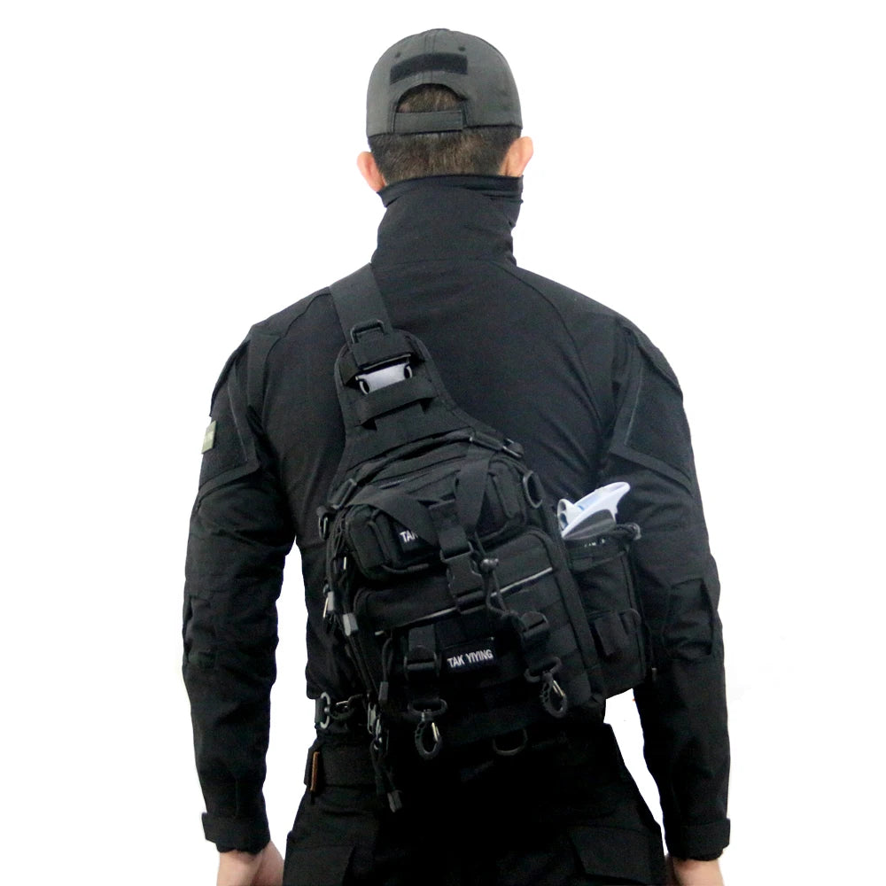 Multi Buckles Style Crossbody Bag , - Streetwear Bag - Slick Street