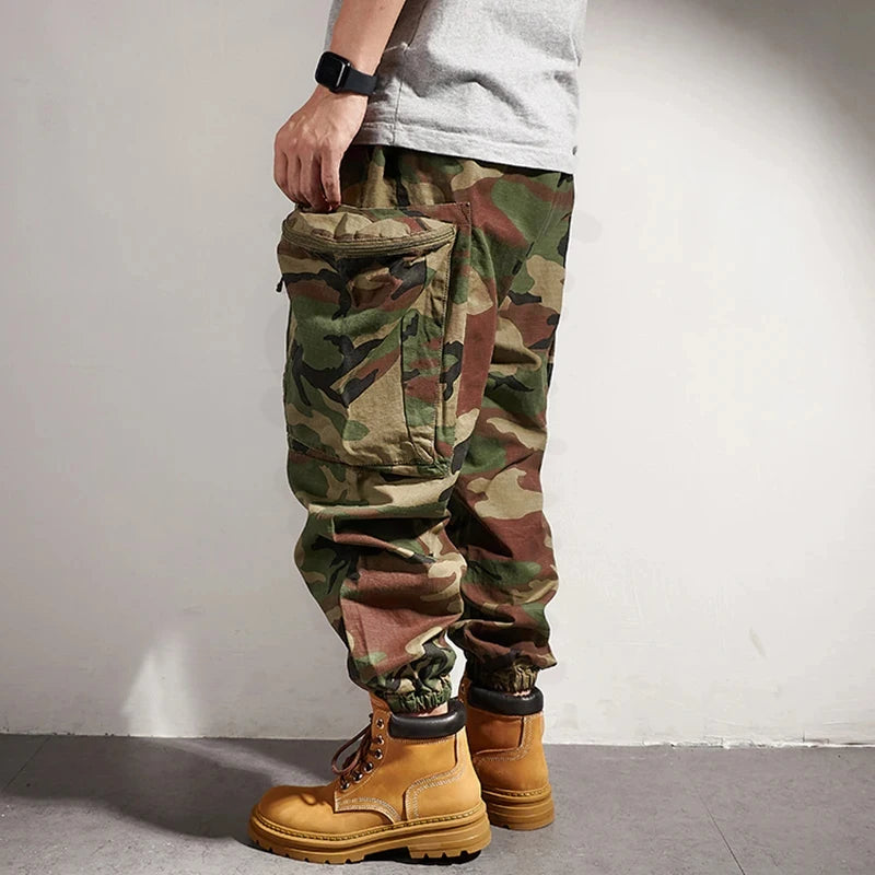 Camouflage MP21 Tactical Cargo Pants ,  - Streetwear Pants - Slick Street