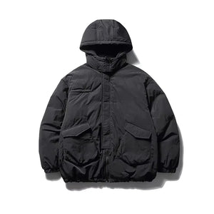 Lightweight Multi Pockets Zipper Jacket Black, XS - Streetwear Jacket - Slick Street