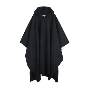 D1 Long Cape Cloak Black, One size - Streetwear Coat - Slick Street
