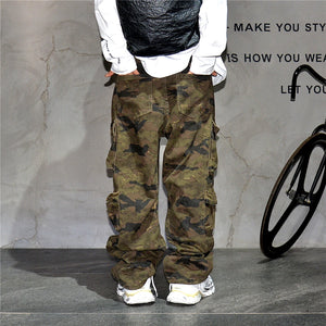 Jungle T24 Camo Cargo Pants , - Streetwear Pants - Slick Street