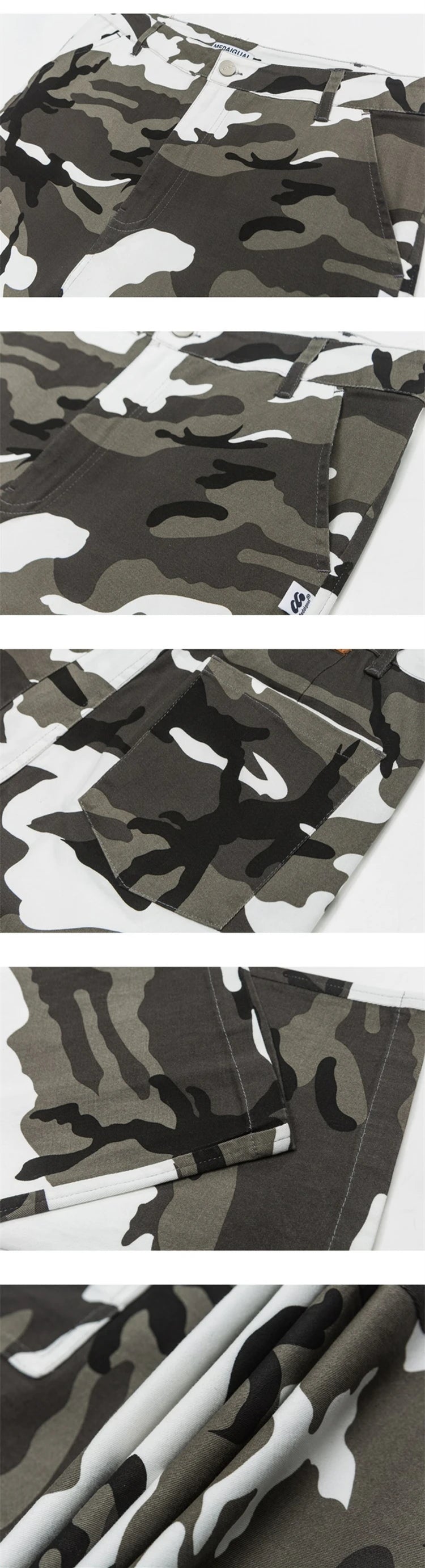 Snow X1 Camo Cargo Pants ,  - Streetwear Cargo Pants - Slick Street