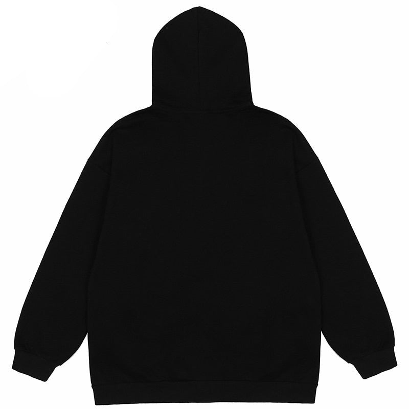 VERBLEE Rib Cage Graphic Zipper Hoodie ,  - Streetwear Hoodie - Slick Street