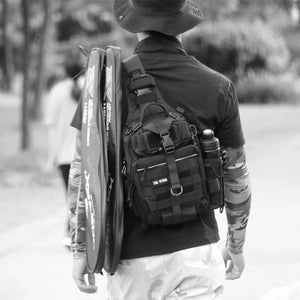 Multi Buckles Style Crossbody Bag , - Streetwear Bag - Slick Street