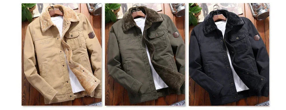 fur collar Bomber Button-up Jacket ,  - Streetwear Jacket - Slick Street