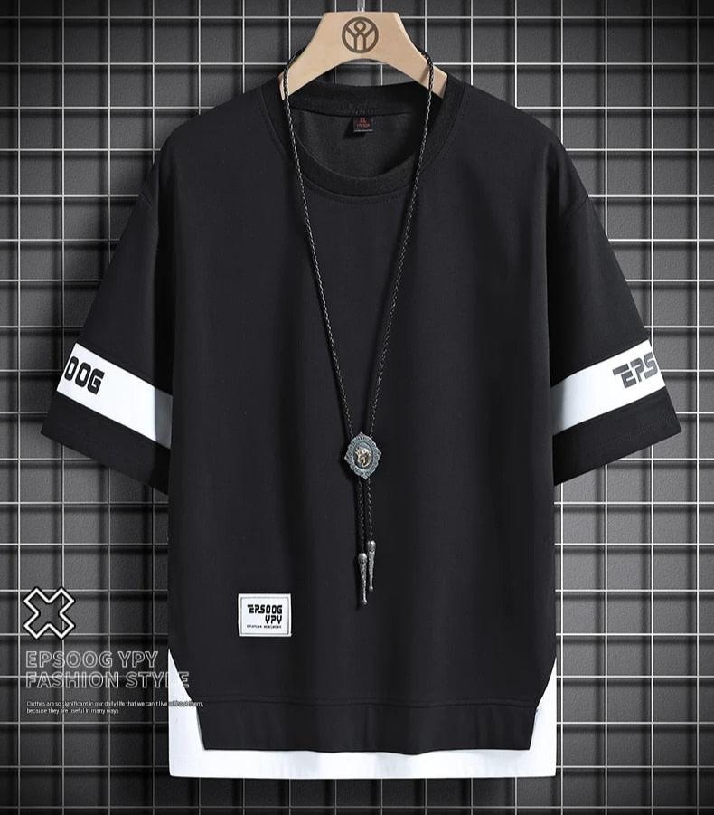 EPSOOG YPY Color Contrast T-Shirt Black, XS - Streetwear T-Shirts - Slick Street