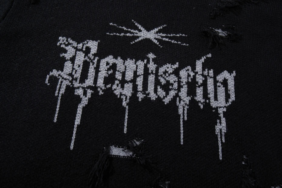 RA Distressed Sweatshirt , - Streetwear Sweatshirts - Slick Street