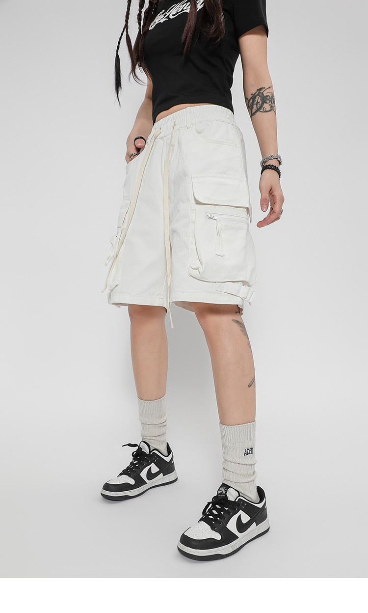 Cargo Track Multi Pockets Shorts ,  - Streetwear Shorts - Slick Street