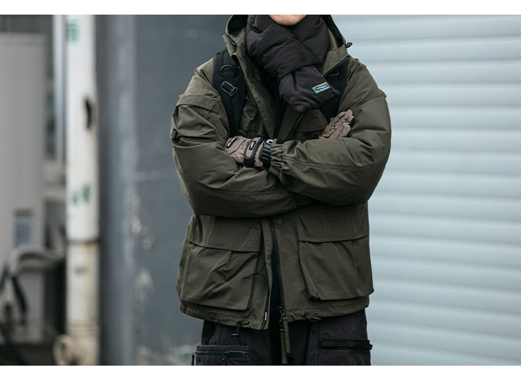 New Heights VA1 Hiking Multi-Pocket Puffer Jacket ,  - Streetwear Jacket - Slick Street