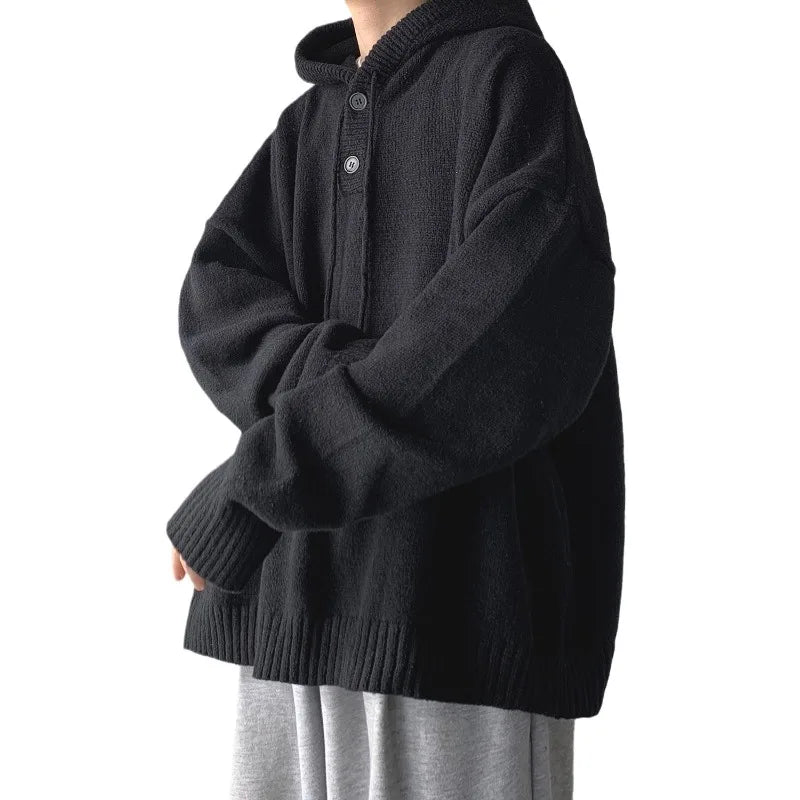 Solid Color Knitwear Pullover Hoodie ,  - Streetwear Hoodie - Slick Street