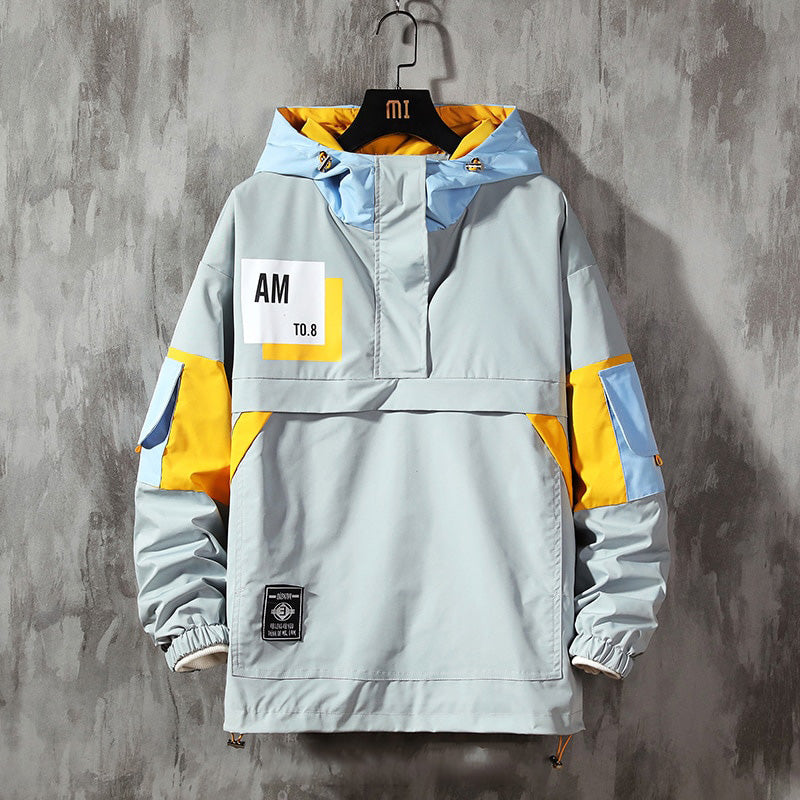 AM TO 8 Jacket Grey, S - Streetwear Jacket - Slick Street