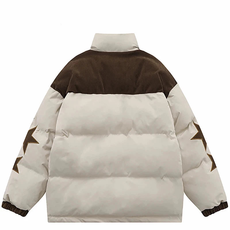 Campblue Narrator Star Patchwork Jacket ,  - Streetwear Jacket - Slick Street