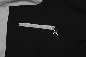 Double Neckline Multi Zipper Style Hoodie ,  - Streetwear Hoodie - Slick Street
