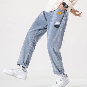Ripped Nostalgic Denim Pants ,  - Streetwear Pants - Slick Street