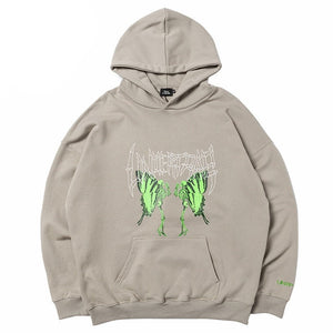 UNTP Caterpillar Skeleton Pullover Hoodie ,  - Streetwear Hoodie - Slick Street