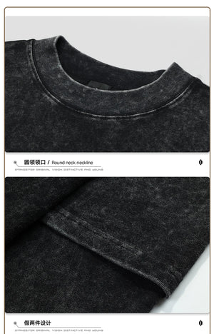 Coal Black Snowflake Long Sleeve Shirt , - Streetwear Shirt - Slick Street