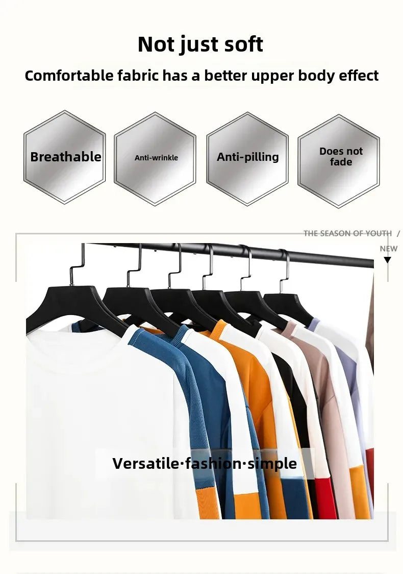 Color Block Reglan Long Sleeve Sweatshirt , - Streetwear Sweatshirts - Slick Street