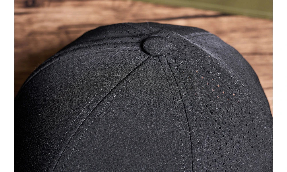 Plain Black Adjustable Cap , - Streetwear Cap - Slick Street