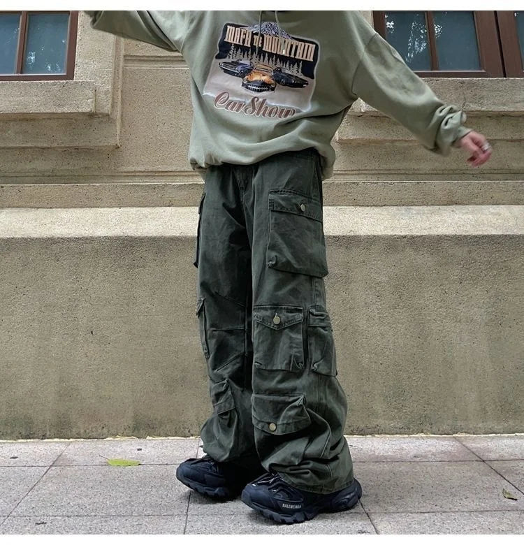 MA99 Cargo Pants , - Streetwear Cargo Pants - Slick Street