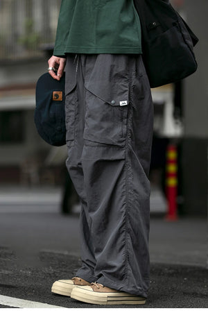 Waterproof Nylon Cargo Pants , - Streetwear Cargo Pants - Slick Street