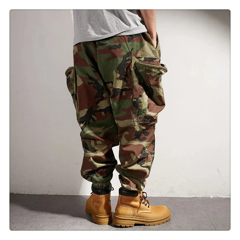 Camouflage MP21 Tactical Cargo Pants ,  - Streetwear Pants - Slick Street