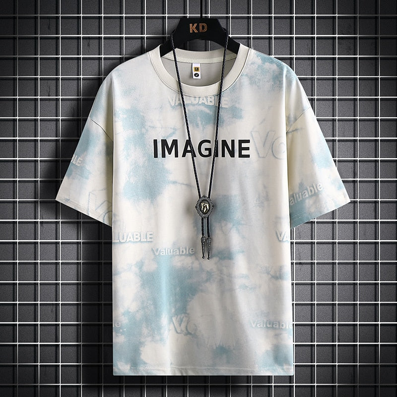 IMAGINE Valuable Cloud Smoky T-Shirt Beige, XL - Streetwear T-Shirt - Slick Street