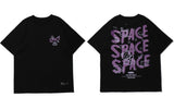 No Big Deal Space Anime T-Shirt Black, M - Streetwear T-Shirts - Slick Street