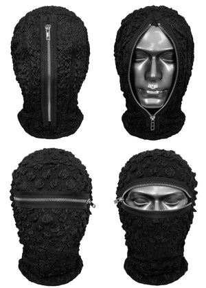 Full Face Mask Zipper Style Monkey Cap , - Streetwear Cap - Slick Street
