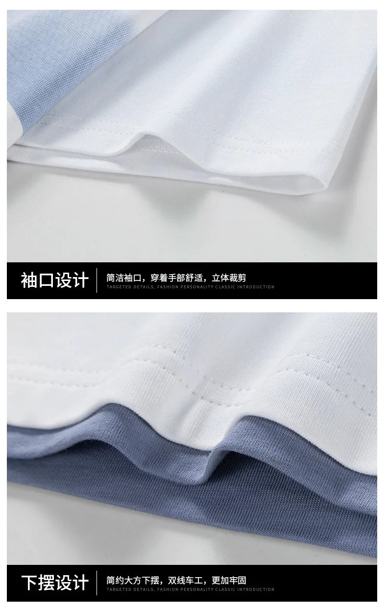 Falling Star Short Sleeves Loose T-Shirt , - Streetwear T-Shirts - Slick Street