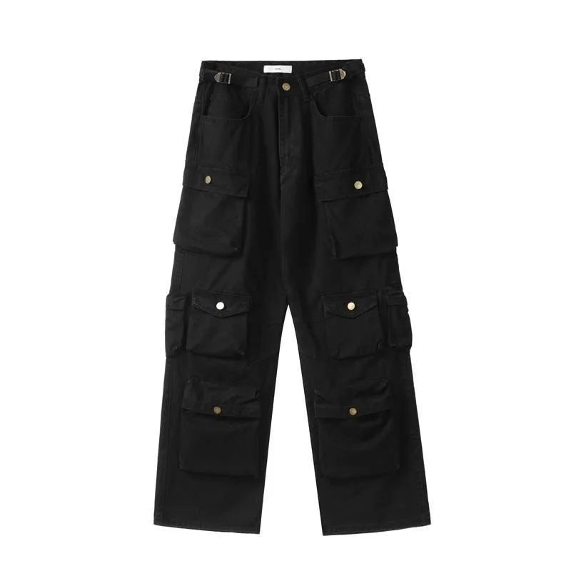 MA99 Cargo Pants Black, S - Streetwear Cargo Pants - Slick Street