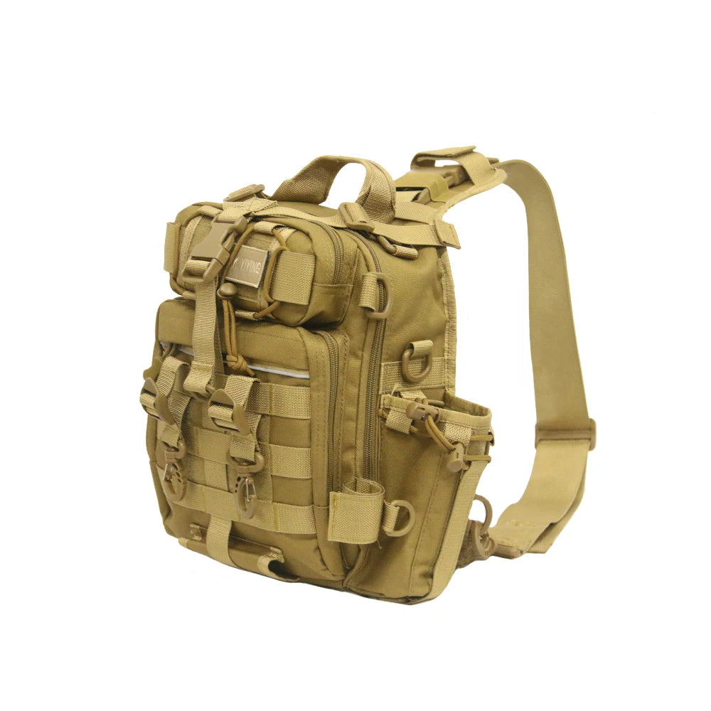 Multi Buckles Style Crossbody Bag Brown, - Streetwear Bag - Slick Street