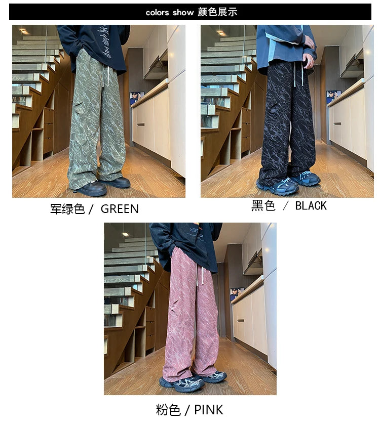 Two Tone Loose Style Pants , - Streetwear Pants - Slick Street