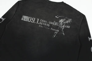 Force 09 Graphic Long Sleeve Tee , - Streetwear T-Shirts - Slick Street