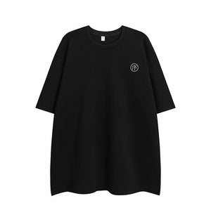 Chinese Letter Pattern Loose T-Shirt , - Streetwear T-Shirts - Slick Street