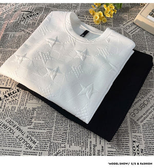Youth Club Star Foaming Knitted T-Shirts , - Streetwear T-Shirts - Slick Street