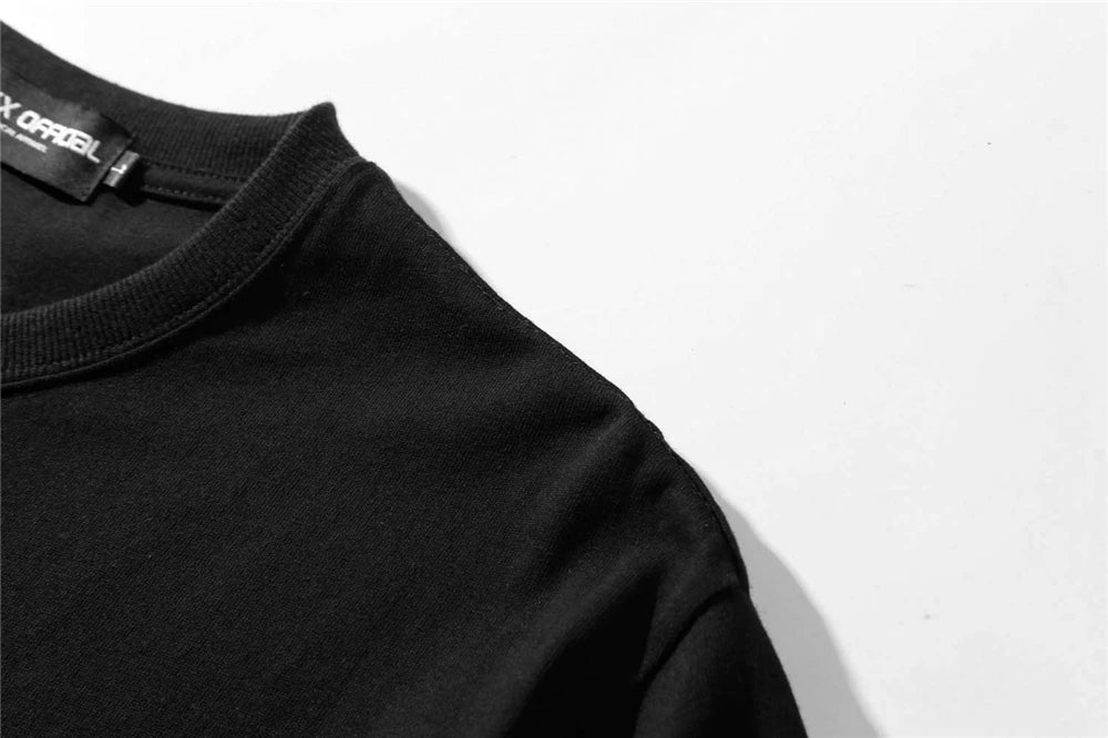 Streetwear Robotic Anime Girl Loose T-Shirt ,  - Streetwear T-Shirt - Slick Street