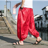 Dragon Japanese Pants Red, L - Streetwear Pants - Slick Street
