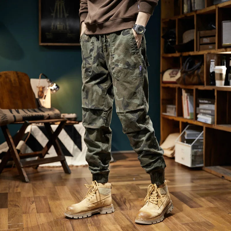Tactical Camo VA23 Pants 28, Army Green - Streetwear Pants - Slick Street