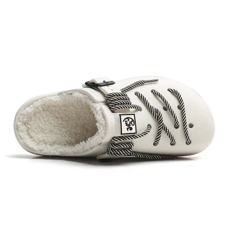 Gap Lacing Style Fleece Shoes , - Streetwear Footwear - Slick Street