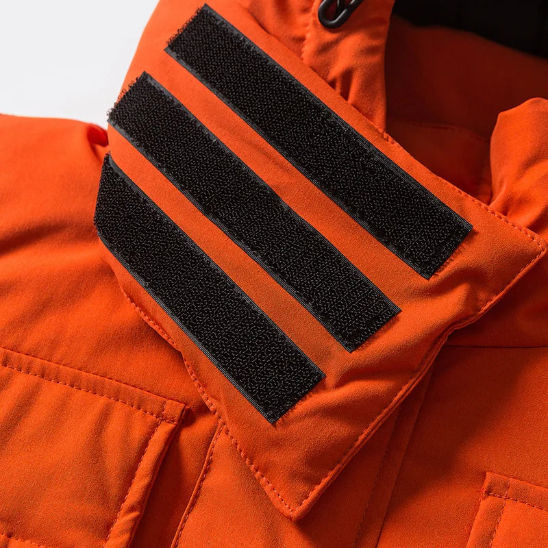 Multi Pockets Mask Style Parka Jacket ,  - Streetwear Jacket - Slick Street