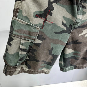 Tactical Camouflage Knee Length Shorts , - Streetwear Shorts - Slick Street
