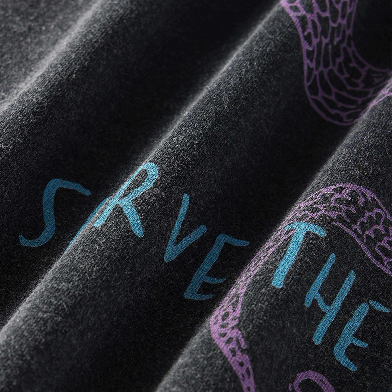 Serve The Servants Snake Graphic T-Shirt , - Streetwear T-Shirts - Slick Street