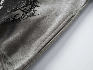 Sinful Zip Up Fur Hooded Jacket , - Streetwear Hoodie - Slick Street