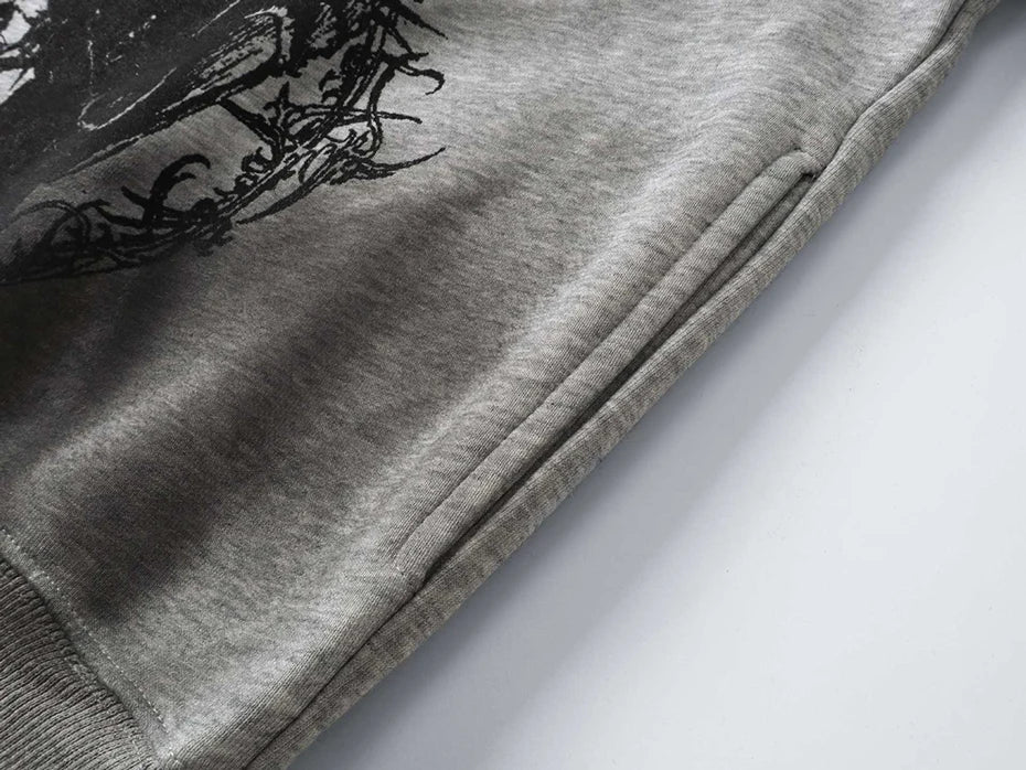 Sinful Zip Up Fur Hooded Jacket , - Streetwear Hoodie - Slick Street