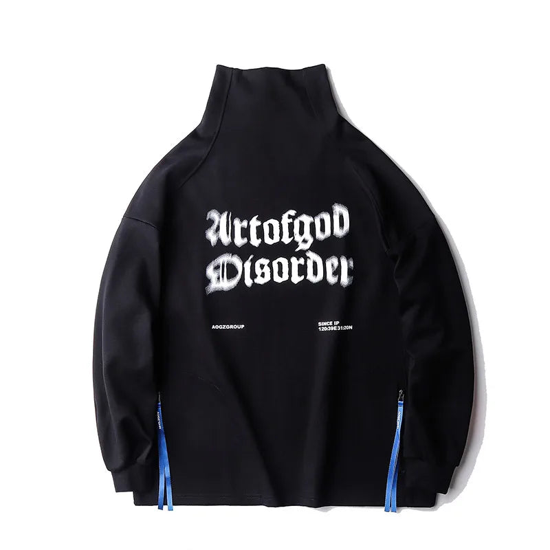 UrtofGod Disorder Turtleneck Sweatshirt ,  - Streetwear Sweatshirts - Slick Street