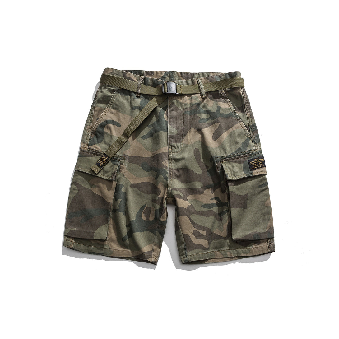 Tactical Multi-Pocket Cargo Shorts Camouflage No. 2, S - Streetwear Shorts - Slick Street