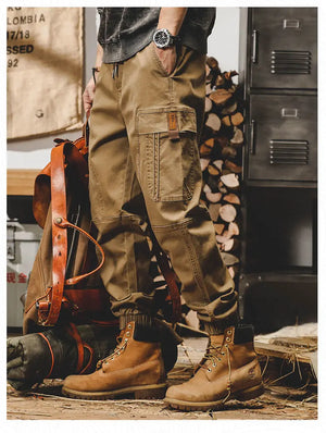 Colombia Supremo Cargo Pants Khaki, XS - Streetwear Cargo Pants - Slick Street
