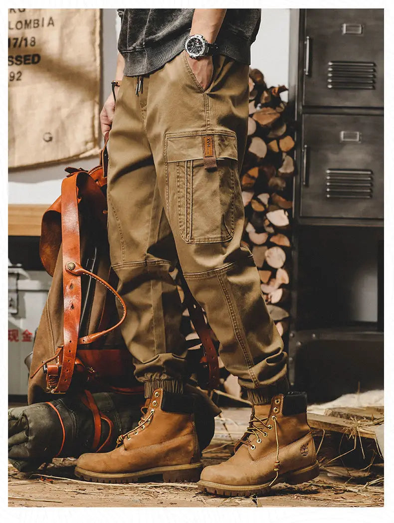 Colombia Supremo Cargo Pants Khaki, XS - Streetwear Cargo Pants - Slick Street